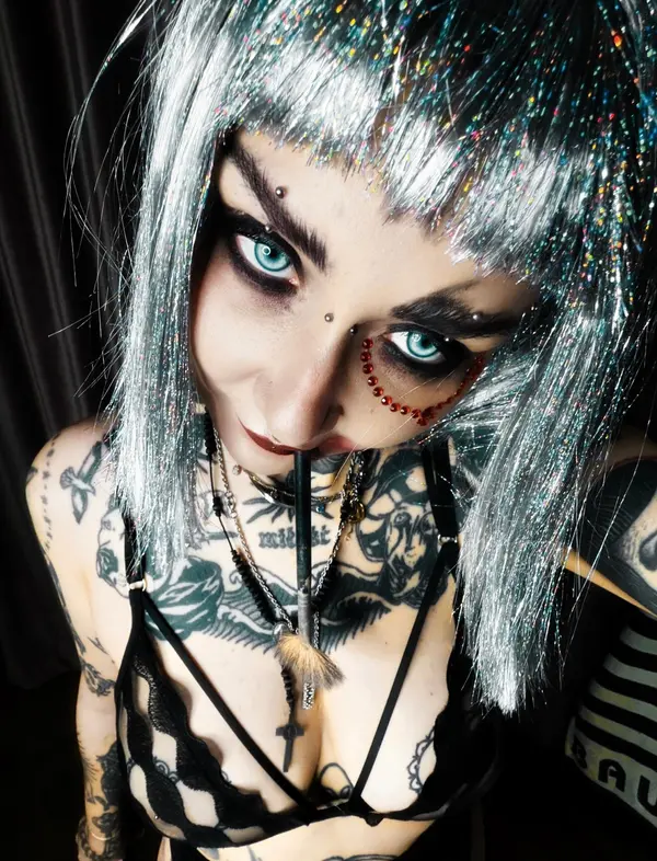 💙LILA V. Tattoo alt goth cosplay girl 💙